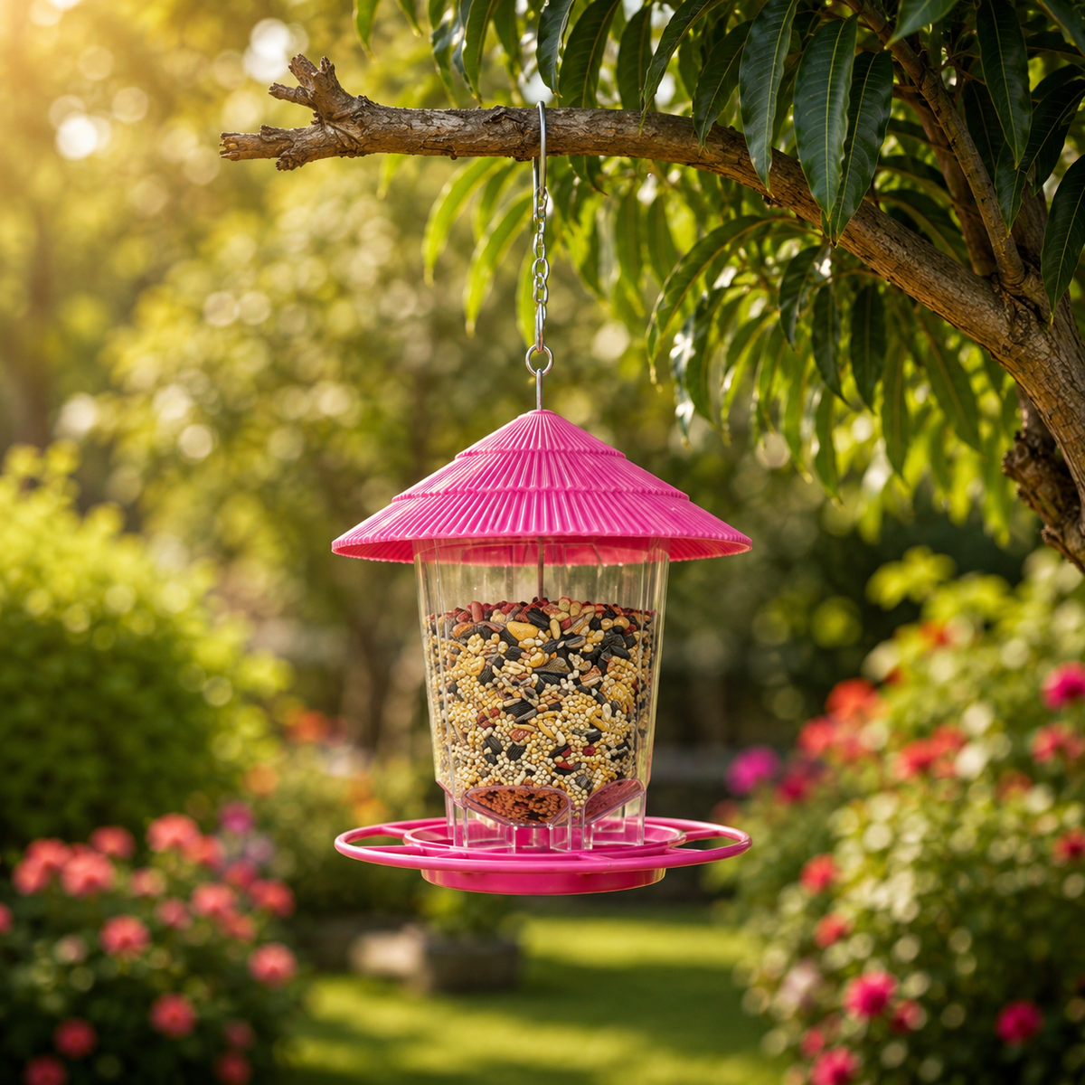 Premium Hanging Bird Feeder